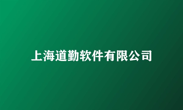 上海道勤软件有限公司