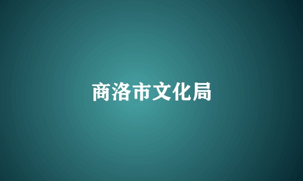 商洛市文化局