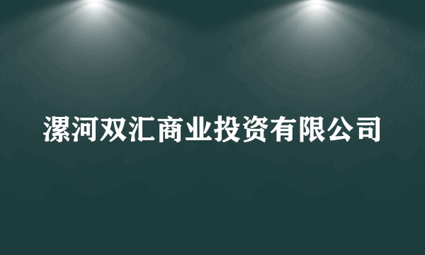 漯河双汇商业投资有限公司