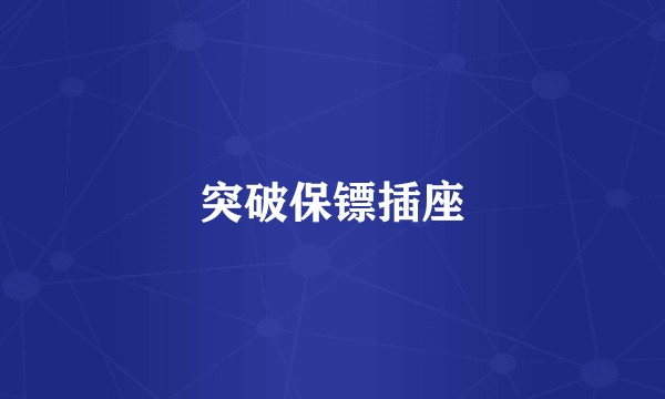 突破保镖插座