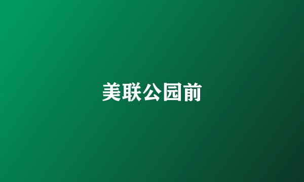 美联公园前