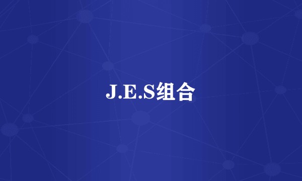 J.E.S组合