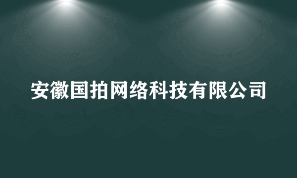 安徽国拍网络科技有限公司