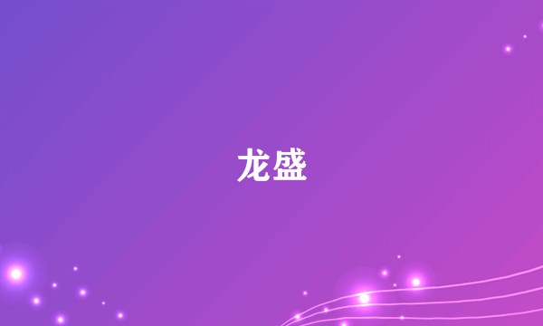 龙盛