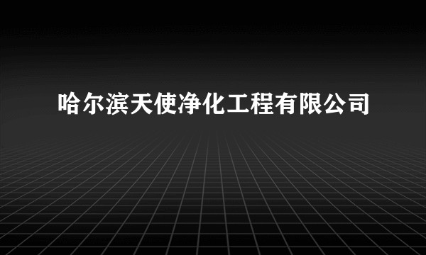 哈尔滨天使净化工程有限公司