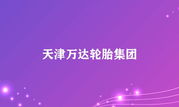 天津万达轮胎集团