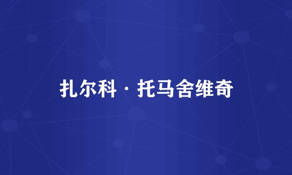 扎尔科·托马舍维奇