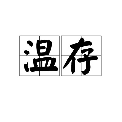 温存（汉语词语）
