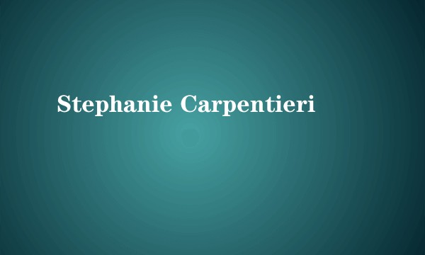 Stephanie Carpentieri