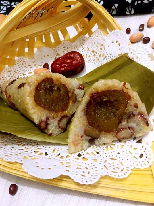 红豆蜜枣粽子