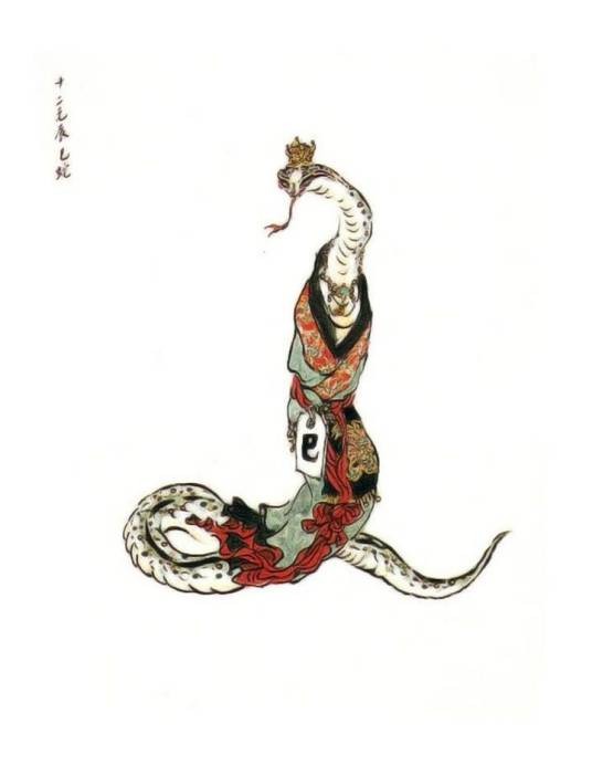 巳蛇（十二地支与十二生肖的形象化代表）