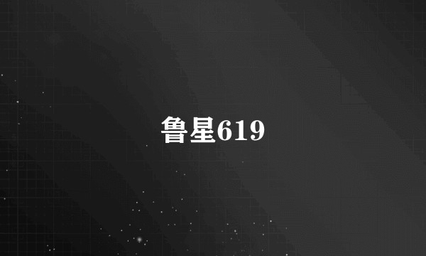 鲁星619