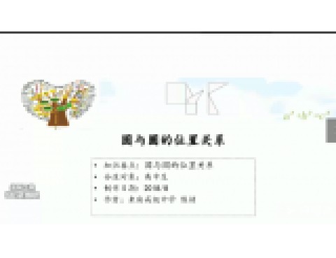 圆与圆的位置关系