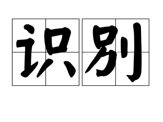 识别（汉语词语）