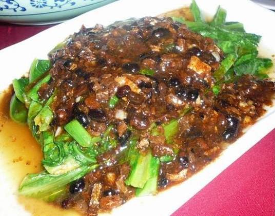 豆豉鲮鱼油麦菜