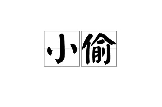 小偷（偷窃他人财物的人）