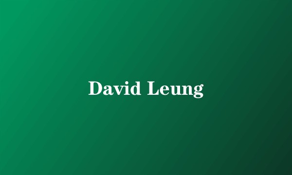 David Leung