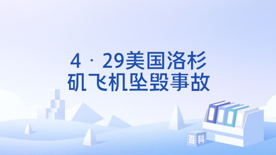4·29美国洛杉矶飞机坠毁事故