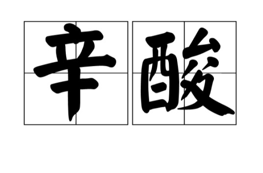 辛酸（汉语词语）
