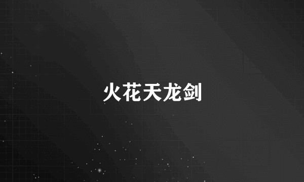 火花天龙剑