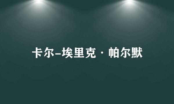 卡尔-埃里克·帕尔默