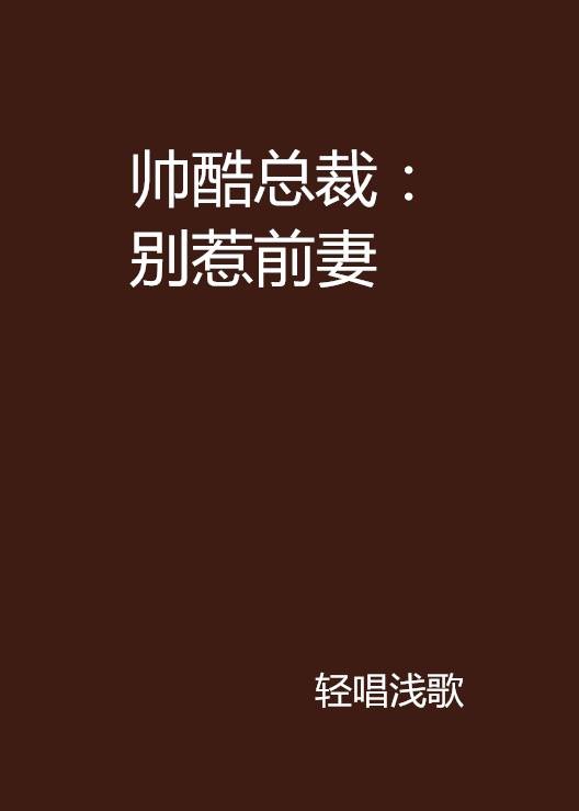 帅酷总裁：别惹前妻