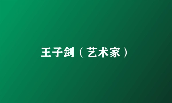 王子剑(艺术家)