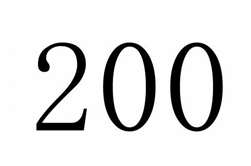 200（阿拉伯数字）