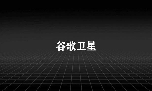 谷歌卫星
