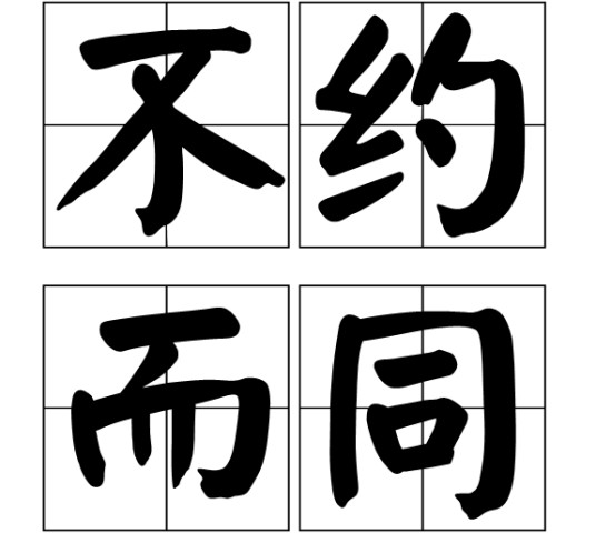 不约而同（汉语成语）