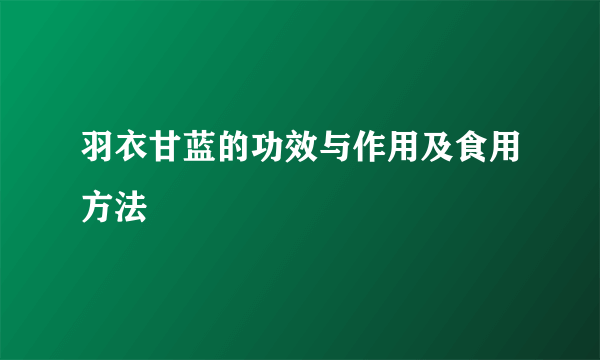 羽衣甘蓝的功效与作用及食用方法
