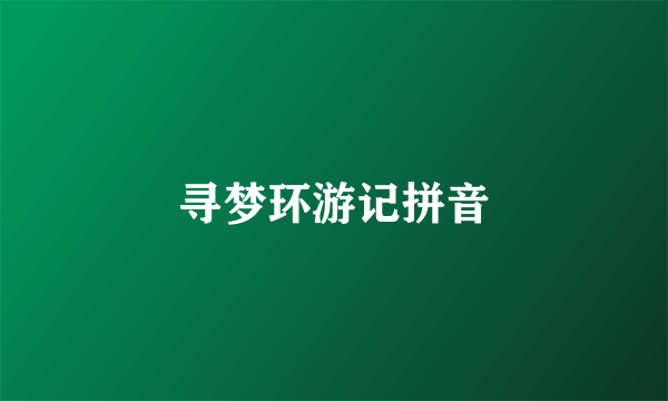 寻梦环游记拼音