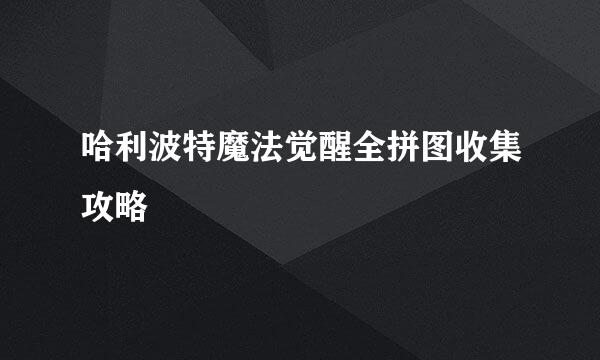 哈利波特魔法觉醒全拼图收集攻略
