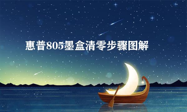 惠普805墨盒清零步骤图解