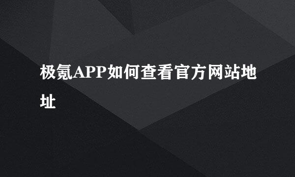 极氪APP如何查看官方网站地址