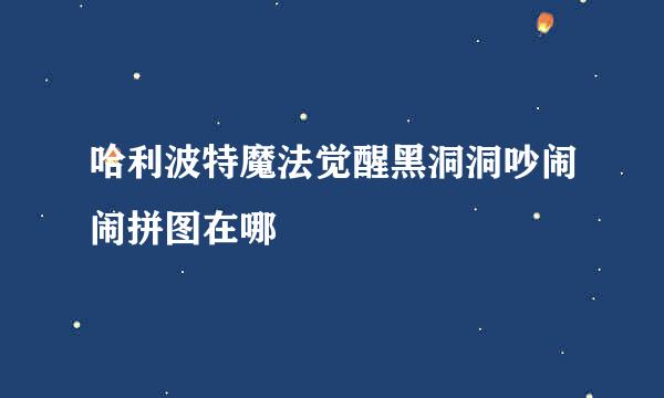 哈利波特魔法觉醒黑洞洞吵闹闹拼图在哪