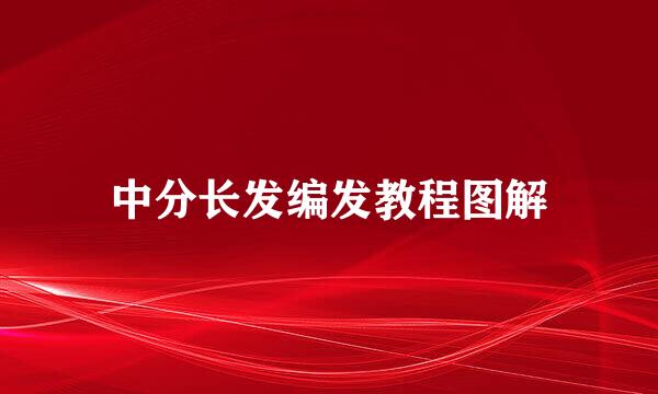 中分长发编发教程图解