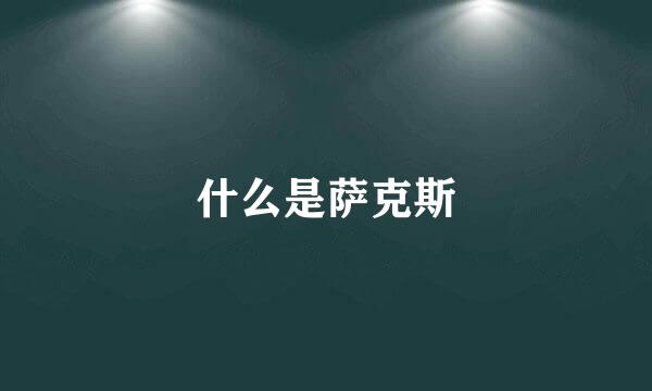 什么是萨克斯
