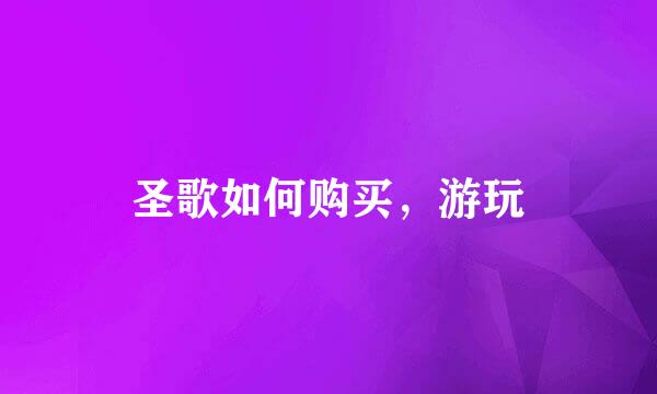 圣歌如何购买，游玩