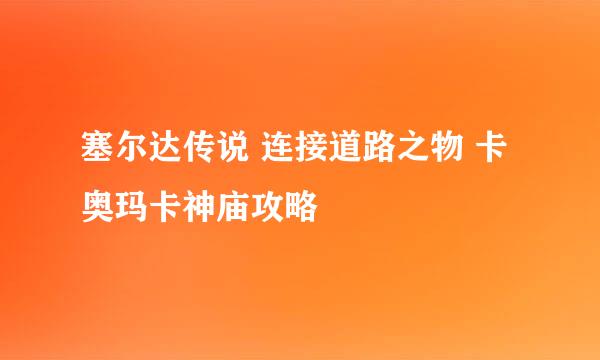 塞尔达传说 连接道路之物 卡奥玛卡神庙攻略