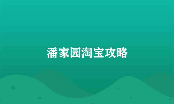 潘家园淘宝攻略