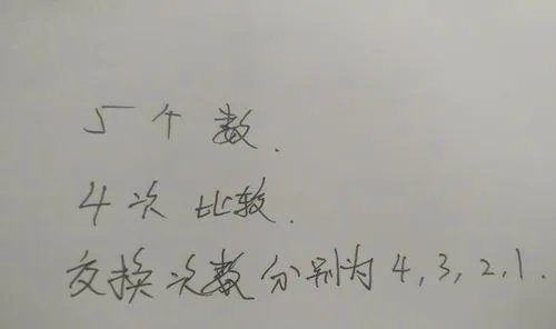 详解冒泡法排序