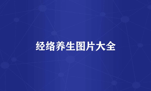 经络养生图片大全