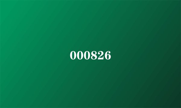 000826