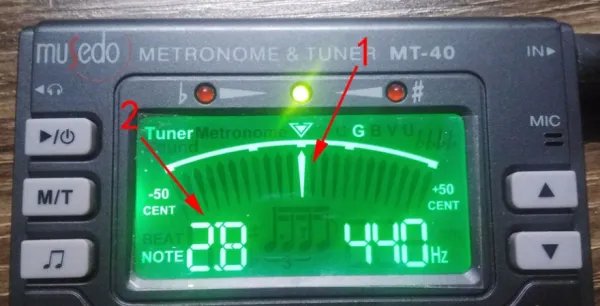 吉他调音器怎么用?