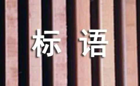 锦旗标语
