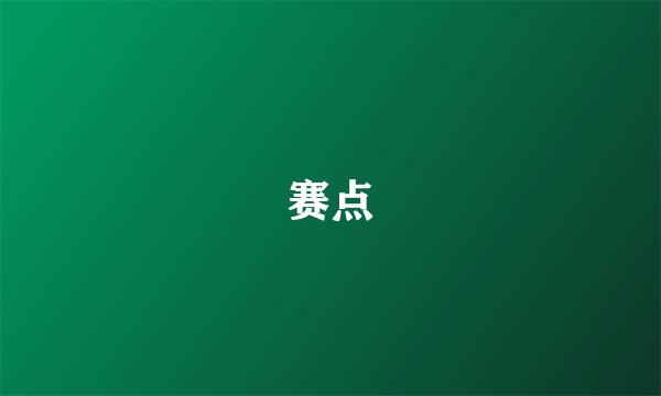 赛点