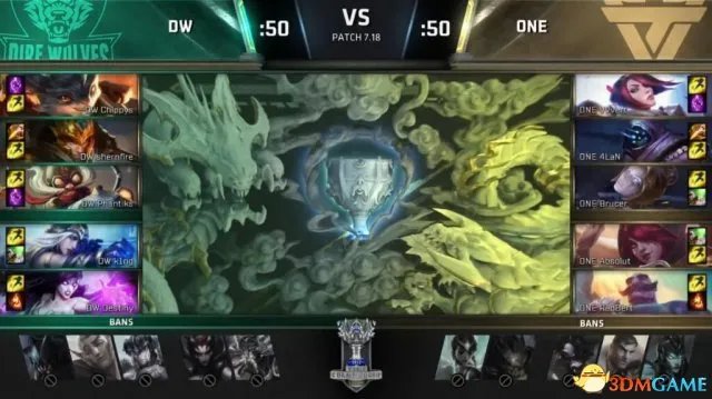 LOL2017全球总决赛入围赛 正在直播:DW VS ONE