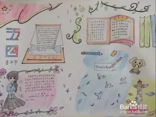 五四运动手抄报