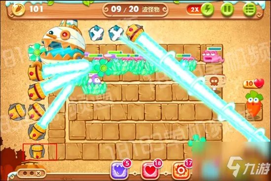 《保卫萝卜2》第80关怎么过 第80关速通图文教程攻略